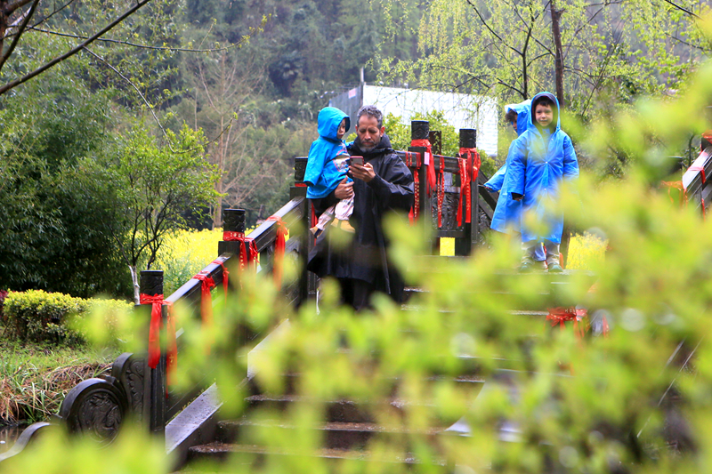 張家界武陵源區(qū)黃龍洞景區(qū)：春意盎然享春光（組圖）